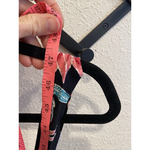 Java Wraps Sarong Dress Black Floral Medium - Picture 6 of 7